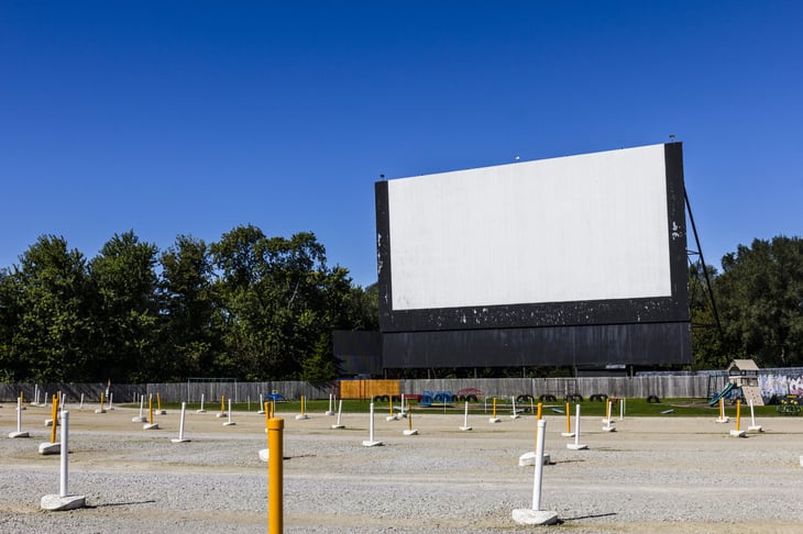 Drive-in movie theater